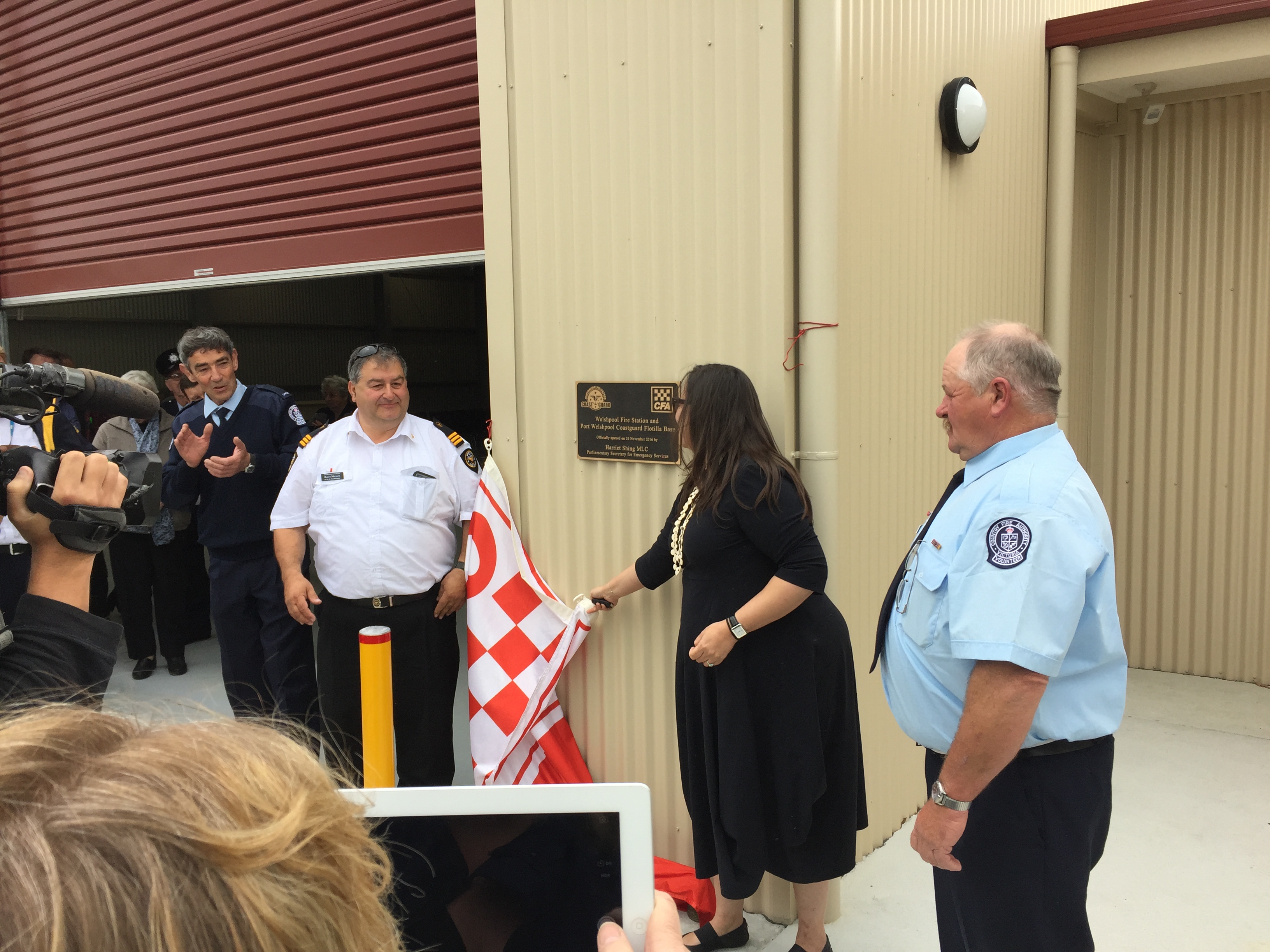 The Official Opening of the new Welshpool CFA and Port Welshpool Coast Guard building