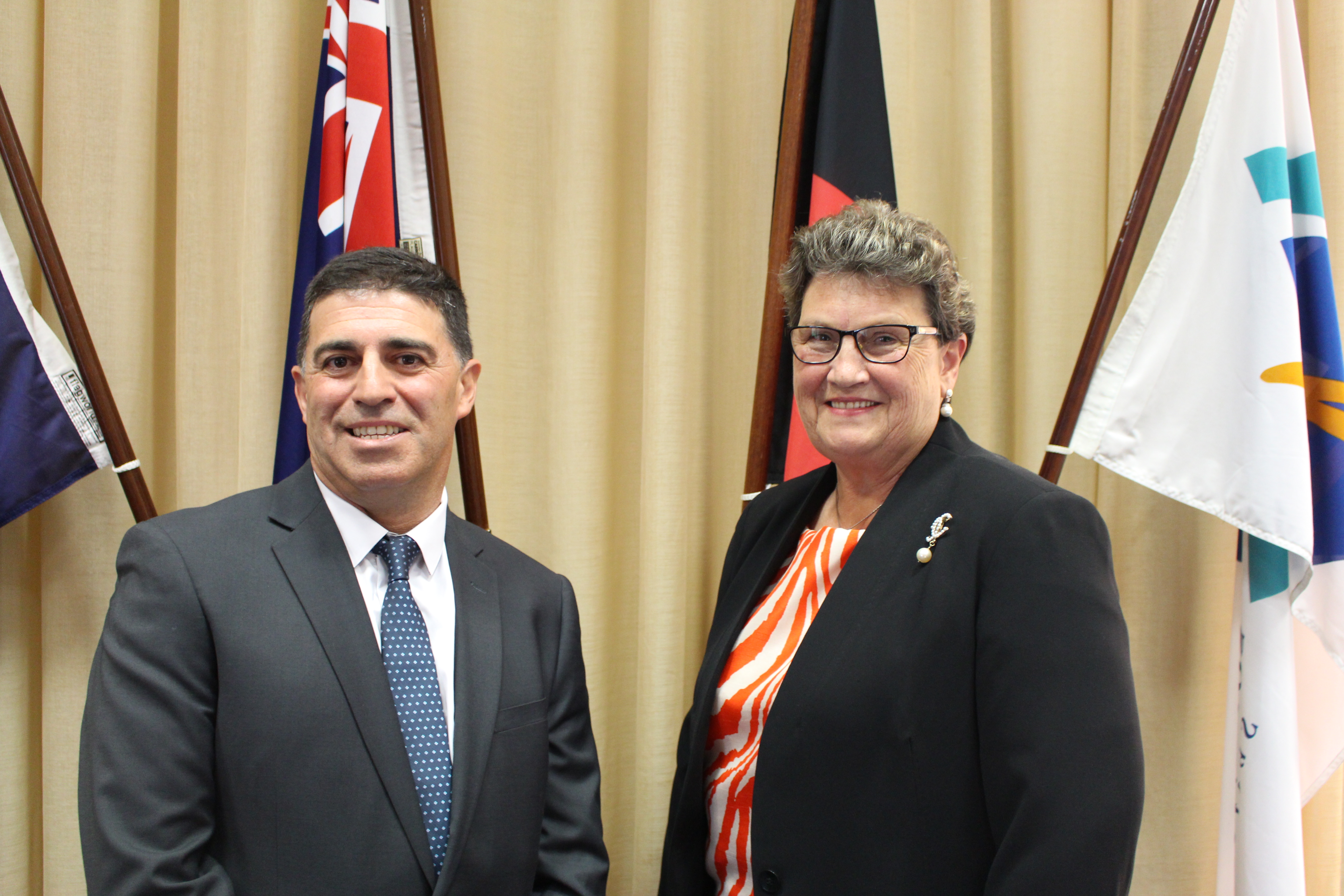 Congratulation to our newly appointed Mayor Cr Ray Argento and Deputy Mayor Cr Maxine Kiel