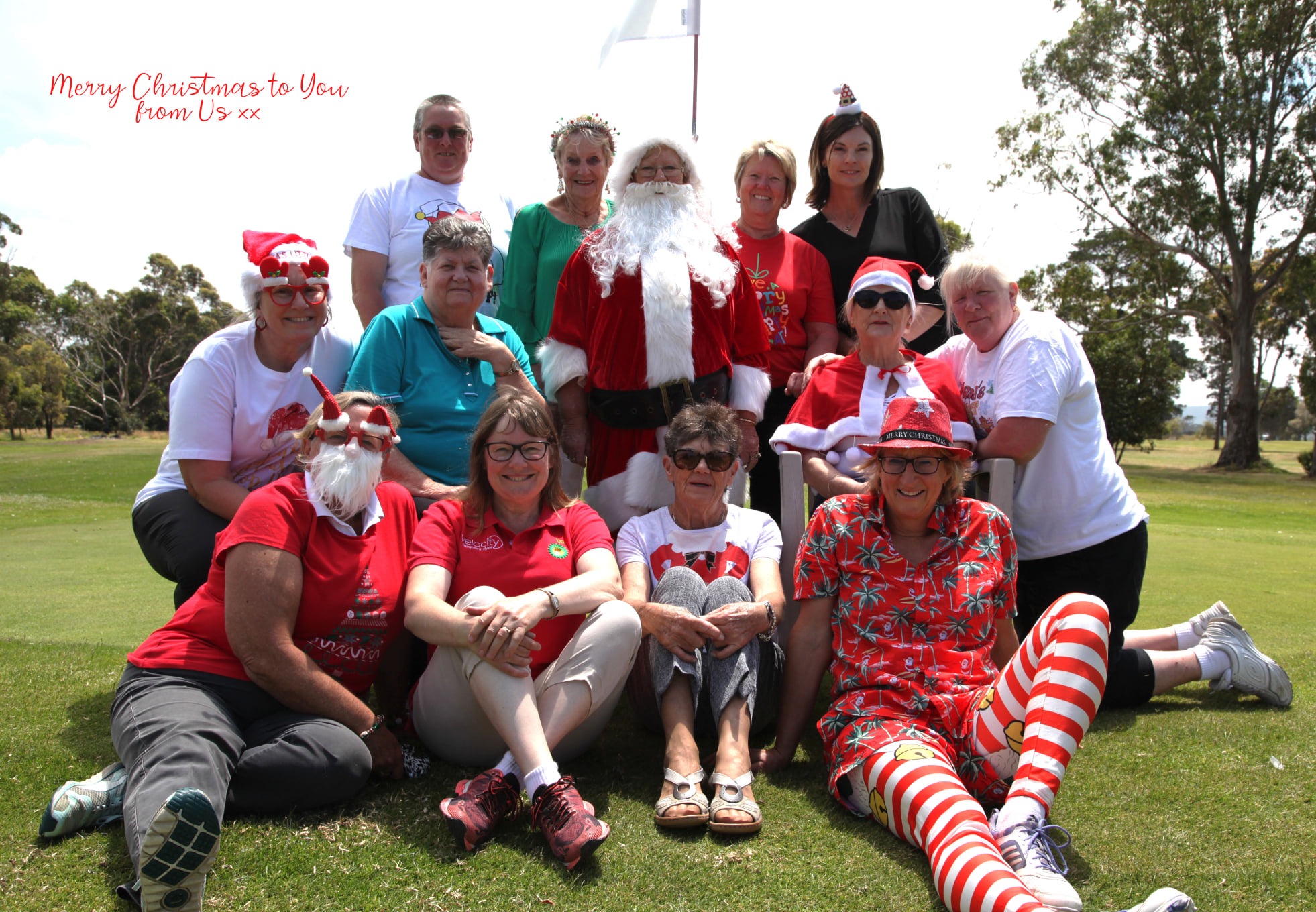 Welshpool Golf Club ladies having fun celebrating a great years golf and friendship