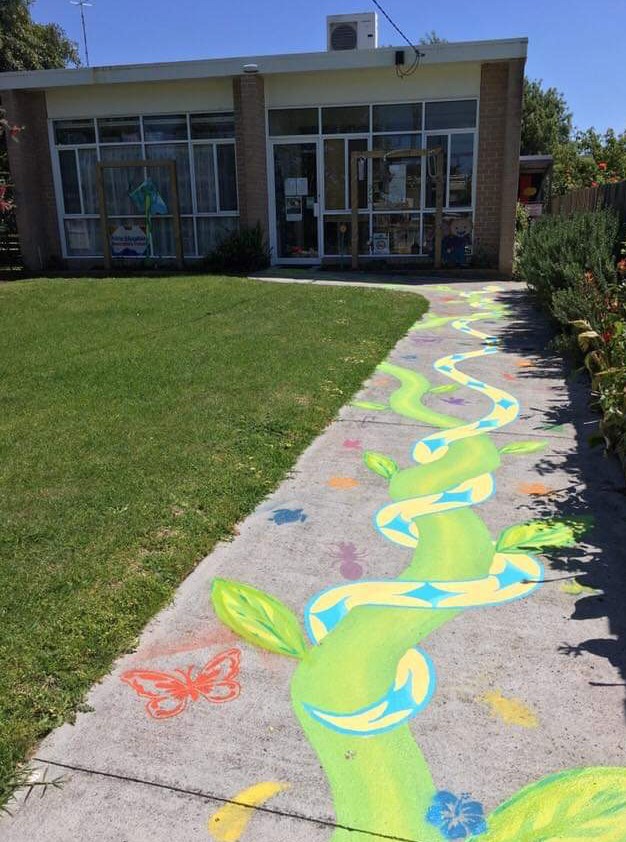 A beautiful mural created by some of the student at Foster Secondary College