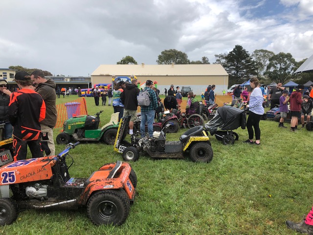 Welshpool Recreation Reserve Lawn Mower Race Day