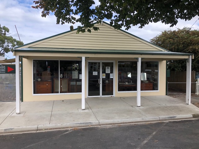 The Welshpool Op Shop of new.  The building now fully owned by the Welshpool Community (see March '18 newsletter for more details)